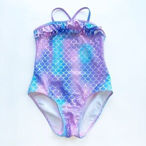 {H&M} Foil Print Mermaid Swimsuit